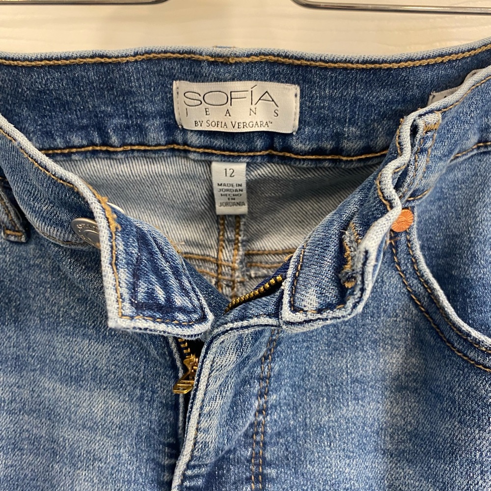 sofia by sofia vergara Blue Flare Jeans - Mid Wash - Picture 3 of 3
